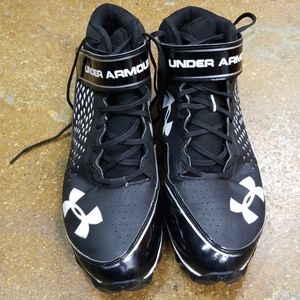 Under Armour Football Sneakers 14 high tops Black